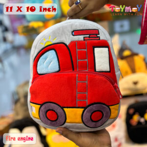 Fire Engine Mini Backpack (Ash & Red)