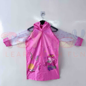 Mermaid Children PVC Raincoat (Pink)